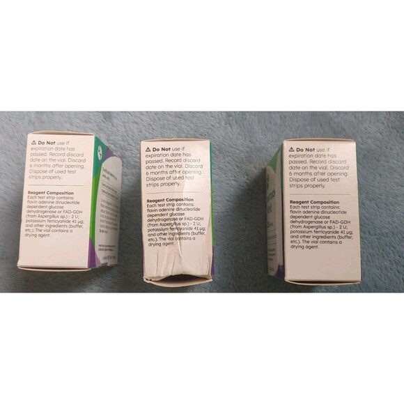 Lot Of 3 - 25 ct OneTouch Verio Blood Glucose Test Strips Exp 10/2026 - Picture 2 of 4